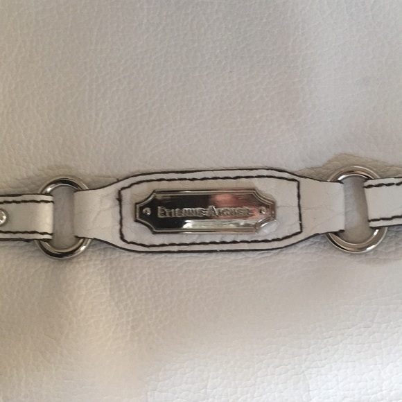 VTG ETIENNE AIGNER White Leather Satchel Bag. - Picture 3 of 8